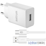 Pro U20 10W USB-A Travel Wall Charger + USB-C Cable  White